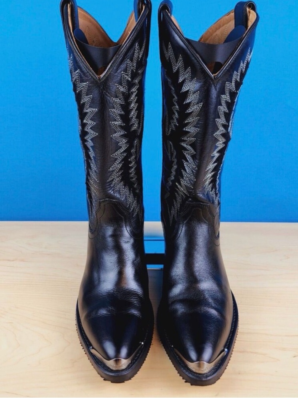 Vintage Harley Davidson Hypalon Western Cowboy Motorcicle Boots Mens Size 7.5M